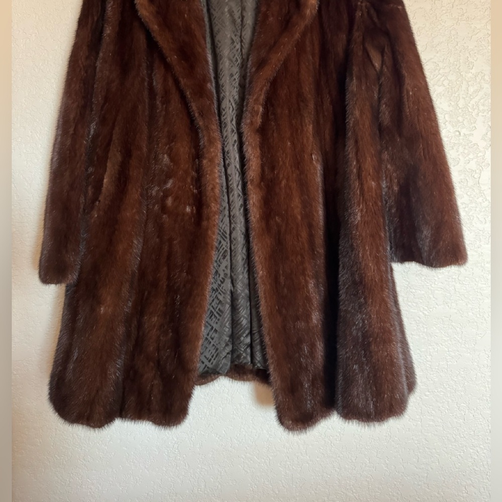 Bonwit Teller Brown Mink Coat - Picture 10 of 10